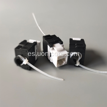 CAT6A Conector trapezoidal sin herramientas IDC dual de 180 grados